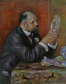 П. О. Ренуар. Портрет Амбруаза Воллара. 1908 Холст, масло. 81,6 × 65,2 см Институт искусства Курто, Лондон