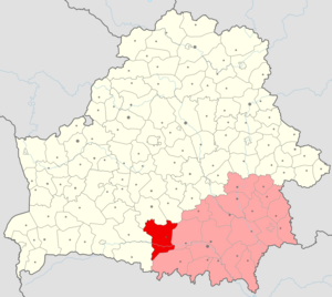 Житковичский район на карте