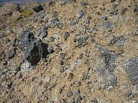 Гиалокластитовые туфы исландского вулкана Лаки