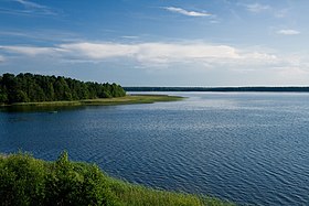 Озеро Мястро на севере Нарочано-Вилейской низины