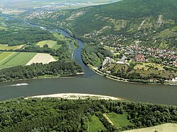 Впадение Моравы в Дунай