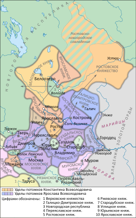Юрьевское княжество и другие уделы Северо-Восточной Руси в XIII веке
