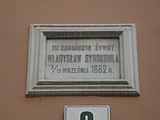 «Здесь закончил жизнь Владислав Сырокомля 3/15 сентября 1862 г.»: памятная табличка на доме в Вильнюсе