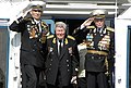 Ветераны войны на праздновании Дня ВМФ России