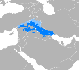  Регионы, где он является языком большинства  Регионы, где он является языком меньшинства