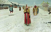 Воскресный день (1889). Новгородский музей-заповедник