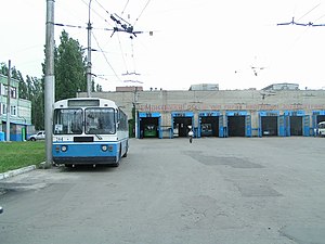 Боксы второго троллейбусного парка Воронежа