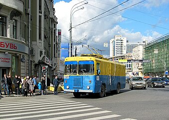 Грузовой троллейбус КТГ-1 в Москве