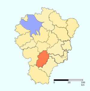Борисоглебский район на карте