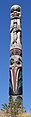 Тотемный столб из Тотемного парка, Виктория (Британская Колумбия).