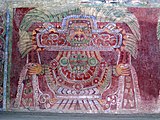 Великая богиня — настенная роспись, Теотиуакан, Мексика