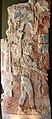 Расписной рельеф из Паленке, изображающий сына правителя. Культура майя, VII—VIII вв. н. э.