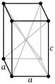 Tetragonal, body-centered