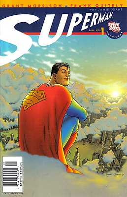 Обложка All-Star Superman №1, художник Фрэнк Куайтли.