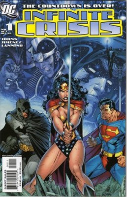 Один из вариантов обложки выпуска Infinite Crisis #1. Художник Джим Ли