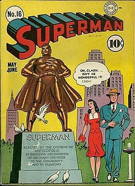 Обложка комикса Superman № 16 (май-июнь 1942), вероятно, послужившая источником вдохновения для Набокова
