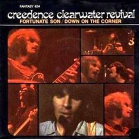 Обложка сингла Creedence Clearwater Revival «Fortunate Son» (1969)