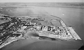 Вид базы Пуэрто-Бельграно в 1943 году