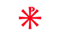 Хризмообразный мон на флаге Японской православной церкви