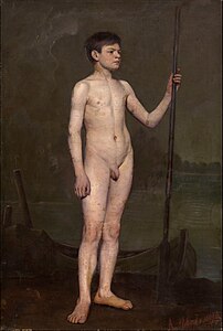 Мальчик с веслом. 1875