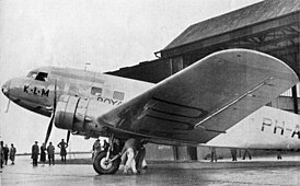 DC-2 PH-AJU Uiver, пришедший вторым в авиагонке МакРобертсона.
