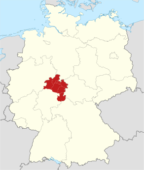 административный округ Кассель на карте