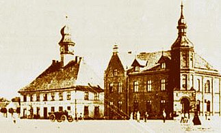 Ратуша и почта около 1910 года