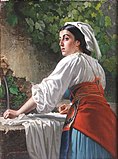 «Итальянка у бассейна» Картина Карла Брюллова, 1844