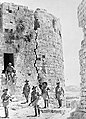 Австралийские войска среди руин Сидонского Морского Замка, 1941