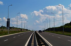 Автодорога Т 1410 недалеко от Львова