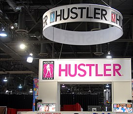 Стенд Hustler на выставке AVN Adult Entertainment Expo в Sands Convention Center, Лас-Вегас, Невада, 7 января 2010 года