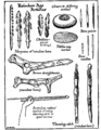 Европейский палеолит, инструменты из кости северного оленя