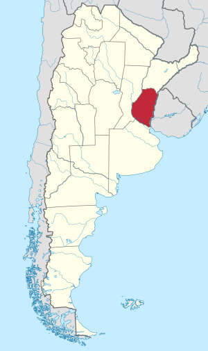 Энтре-Риос на карте