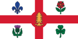 Флаг города Монреаль, Канада