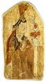 Уйгурский даритель. Безеклик, пещера № 17, приблизительно X—XI вв., настенная живопись, 45×25 см.