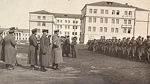 Подготовка к майскому параду 1940-го года в РАУ