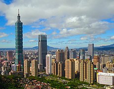Тайбэй, столица Тайваня и четвертый по величине город.