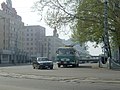 Троллейбус около Пхеньянской железнодорожной станции в 2007 году