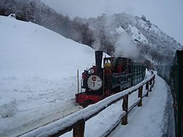 Поезд зимой 2008 года