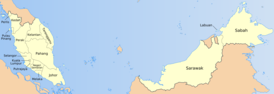 карта: География Малайзии