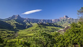 Драконовы горы в провинции Квазулу-Натал, ЮАР.