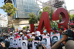 Демонстрация спустя 10 месяцев после похищения