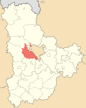 Киево-Святошинский район на карте