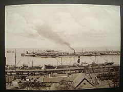Вид на «карантинную» гавань. Начало XX века