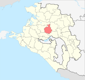 Кореновский район на карте