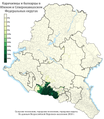 Расселение карачаевцев и балкарцев в ЮФО и СКФО по городским и сельским поселениям в %, перепись 2010 г.