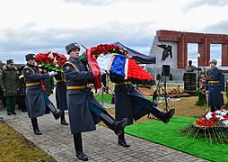 Открытие памятника Михаилу Калашникову 23 декабря 2015 г.