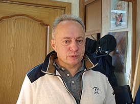 Михаил Соколов в комнате гостей Радиостанции «Эхо Москвы»