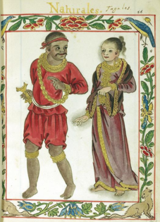 Тагальская королевская семья. Миниатюра «Кодекса [Чарльза] Боксера»  (англ.) (рус. (1590)