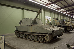 M108 в музее в штате Виргиния